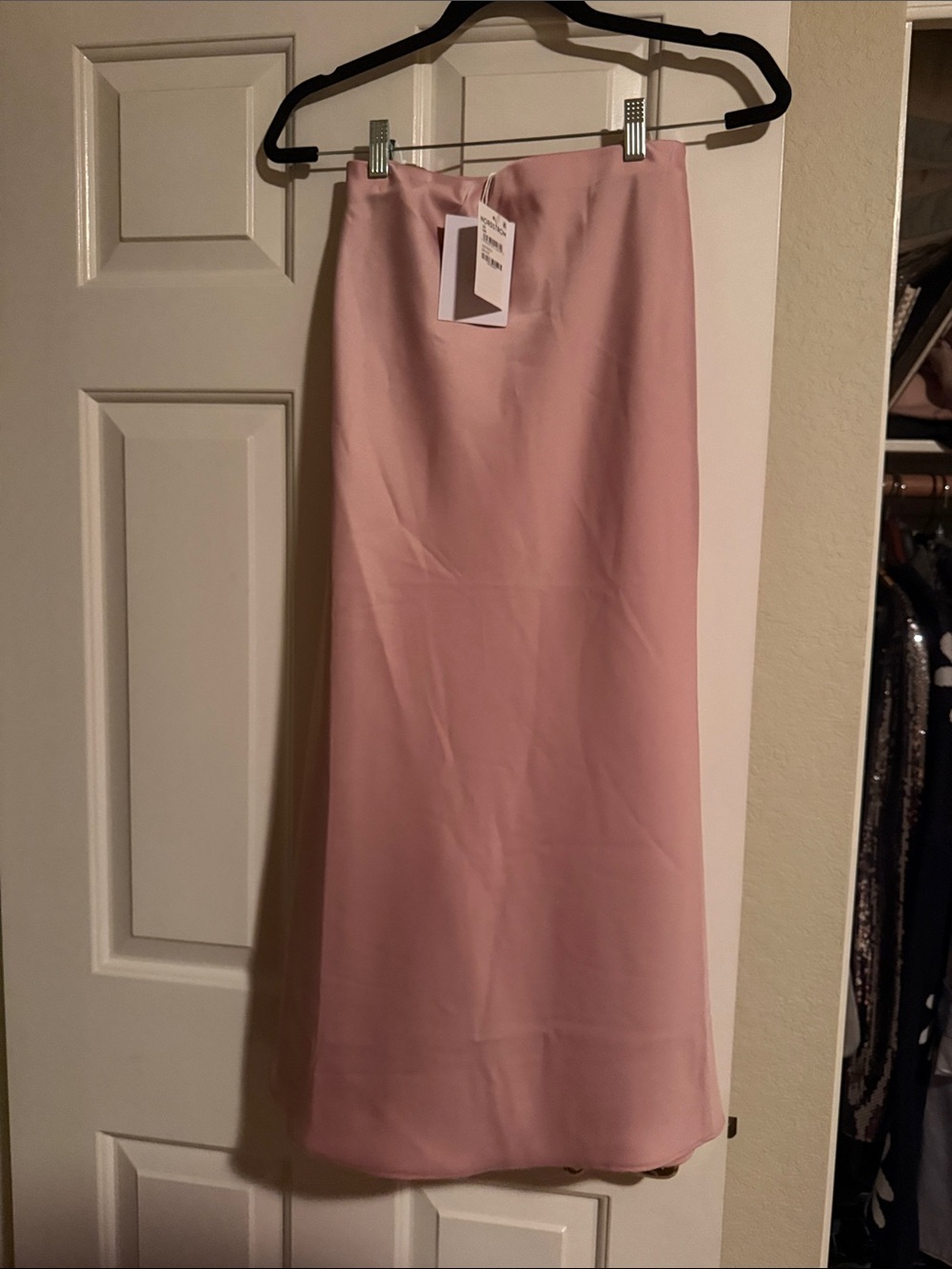 Wayf Blush Pink Maxi Skirt